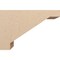 Ekena Millwork 12"W x 36"D x 24"H Classic Burlington Rough Cedar Woodgrain TimberThane Corbel, Primed Tan CORUR12X36X24BURRCPR - alternate 6